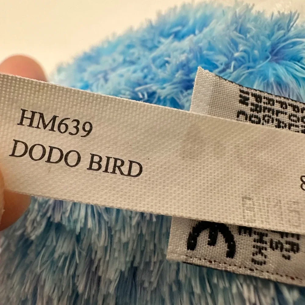 Rare Ganz Webkinz HM639 Blue Dodo Bird Plush Stuffed Animal No Code